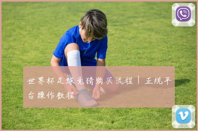 世界杯足球竞猜购买流程｜正规平台操作教程